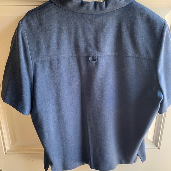 Lana Lee Petite Blue Blouse - Picture 6 of 6